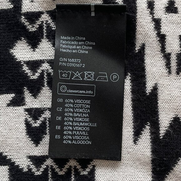 Size Large H&M Divided Aztec waterfall cardigan - Picture 9 of 10